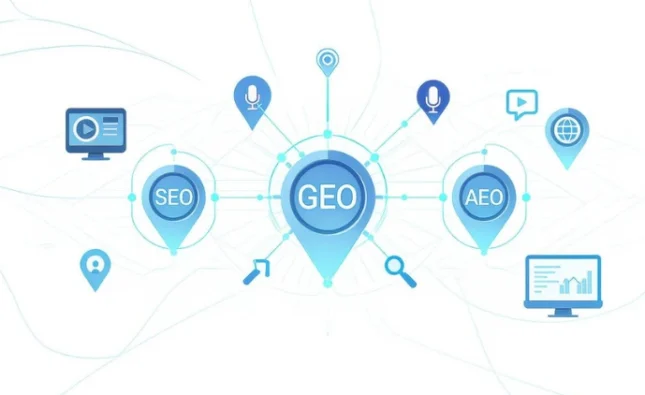 Optimization SEO GEO and AEO Explained