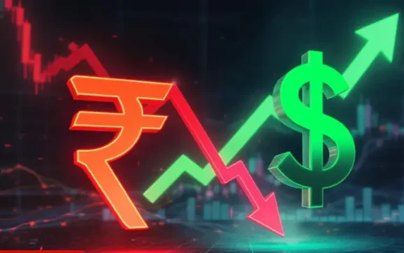 Indian Rupee Hits Record Low of 91.99 Against US Dollar Today