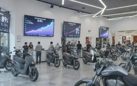 Report Predicts 8–9% Volume Growth in Two-Wheeler Sales FY26