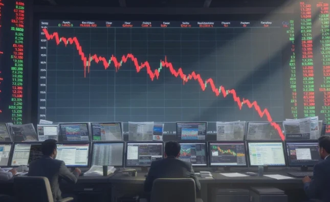 Sensex Slides 245 Points as Stock Markets Extend Losses Today