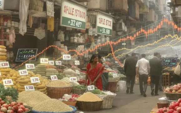 India Inflation May Hit 4% in April on Food Prices