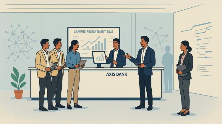 Axis Bank plans up to 12,500 campus hires in FY27 as AI reshapes jobs, internal mobility and workforce strategy across banking.